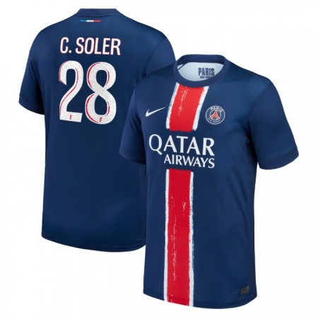 Camiseta Paris Saint Germain Carlos Soler 28 Primera 2024-25